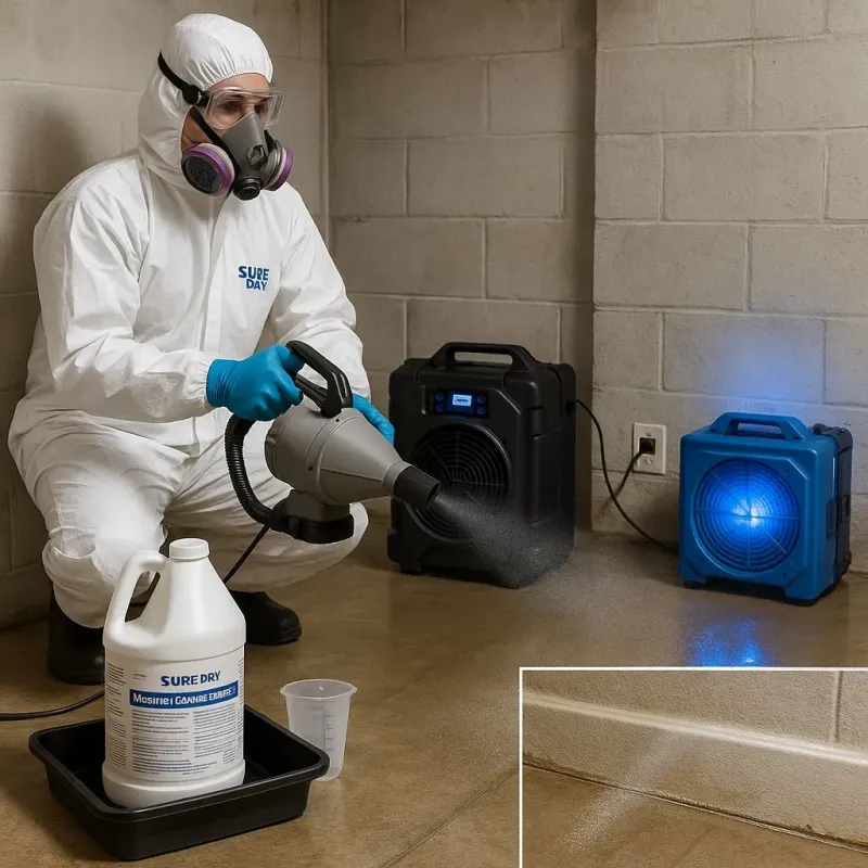 Sanitization and Odor Removal process in Spencer, IN